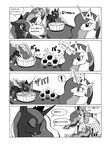  apple_bobbing bad_id bad_pixiv_id bucket celestia_(my_little_pony) comic food fruit greyscale luna_(my_little_pony) monochrome my_little_pony my_little_pony_friendship_is_magic no_humans pepsiso translated 