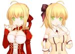  breasts dress fate/extra fate/stay_night fate/unlimited_codes saber saber_extra saber_lily 