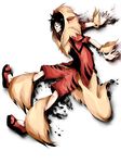  arcanine blencem fur personification pokemon simple_background solo white_background 