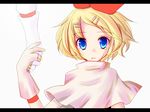  bad_id bad_pixiv_id blonde_hair blue_eyes hair_ornament hairclip holding_hands kagamine_rin letterboxed looking_at_viewer meiya_neon out_of_frame simple_background solo_focus tears vocaloid white_background 