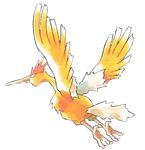  fearow lowres no_humans official_art pokemon pokemon_(game) pokemon_blue pokemon_red_and_green pokemon_rgby pokemon_yellow sugimori_ken 