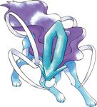  game_freak lowres nintendo no_humans official_art pokemon pokemon_(game) pokemon_crystal pokemon_gold_and_silver pokemon_gsc sugimori_ken suicune 
