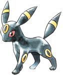  game_freak lowres nintendo no_humans official_art pokemon pokemon_(game) pokemon_crystal pokemon_gold_and_silver pokemon_gsc sugimori_ken umbreon 