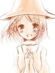  bad_id bad_pixiv_id blush hat looking_at_viewer meiya_neon moriya_suwako short_hair solo touhou 