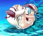  bestiality blue_hair breasts cephalopod eyes_closed female feral hair human interspecies mammal nautilus sakaki_(artist) sea sex shell tentacles underwater water what 