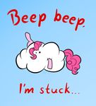  cute english_text equine female flying friendship_is_magic hair horse mammal mr-1 my_little_pony pinkie_pie_(mlp) pony tail text 
