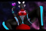  &hearts; 2012 abstact_background breasts clothing cynder-the-dragon dragon eyes_open female fishnet gloves glowing looking_at_viewer markings nipples open_mouth panties presenting purple_eyes pussy savage scalie shirt shirt_lifted solo stockings tail underwear valentine&#039;s_day 