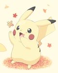  bad_id bad_pixiv_id gen_1_pokemon kamijou_shoutarou no_humans open_mouth pikachu pokemon pokemon_(creature) smile solo 