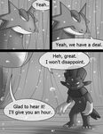  comic dialog dialogue english_text fangs greyscale male monochrome nintendo penis pok&#233;mon pok&eacute;mon salamence tail tderek99 text video_games weavile 