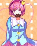  bad_id bad_pixiv_id blush chocolate komeiji_satori mouth_hold pink_eyes pink_hair satomachi solo touhou upper_body valentine 