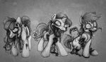  applebloom_(mlp) blood bone brains equine female friendship_is_magic group guts horn looking_at_viewer my_little_pony nails pegasus rotting scootaloo_(mlp) sweetie_belle_(mlp) teeth tongue undead unicorn wings zombie 