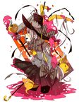  bad_id bad_pixiv_id bow bunny chocolate facial_mark hat heart kusare_gedou_to_chokorewito_(vocaloid) long_hair mam233 petals red_eyes ribbon vocaloid white_hair 