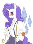  diamonds equine eyewear female friendship_is_magic glasses horn mammal my_little_pony needles pants rarity_(mlp) shirt smile solo suspenders unicorn 