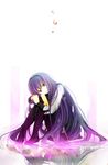  akemi_homura black_hair female long_hair mahou_shoujo_madoka_magica metalguppy purple_eyes solo 