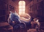 book cryslara_(artist) dragon library tagme 