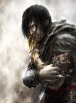  1boy dark_persona highres male male_focus prince_(sands_of_time) prince_of_persia sand solo ubisoft 