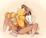  ! 2018 3_toes 5_fingers aggressive_retsuko anthro anus balls biped black_nose blush brown_fur butt butt_grab cheek_tuft clothed clothing collared_shirt cowgirl_position cum cum_in_pussy cum_inside cum_on_balls digital_media_(artwork) erection eyebrows eyes_closed feet female fur haida hand_on_butt holding_partner hyena looking_pleasured male male/female mammal multicolored_fur multicolored_tail necktie nude on_ground on_top open_mouth orange_fur orgasm partially_clothed penetration penis pussy raised_tail rear_view red_panda retsuko ringtail rolled_up_sleeves romantic_couple sanrio seii_shin sex sharp_teeth shirt short_stack signature simple_background sitting size_difference slightly_chubby smaller_female spots spotted_fur spread_butt spread_legs spreading squeezing sweat teeth toes tuft two_tone_fur vaginal vaginal_penetration white_fur 