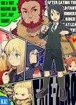  6+boys adapted_costume aircraft airplane artoria_pendragon_(all) bag beard berserker_(fate/zero) black_eyes black_hair blonde_hair caster_(fate/zero) chibi facial_hair fate/zero fate_(series) food french_fries gilgamesh green_eyes green_hair hat ice_cream irisviel_von_einzbern laphy matou_kariya multiple_boys multiple_girls rider_(fate/zero) saber shorts sparkle toy uryuu_ryuunosuke waver_velvet 