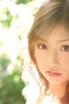  1girl asian brown_hair close-up highres holy_and_bright long_hair looking_at_viewer ogura_yuko ogura_yuuko photo solo 
