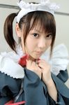  cosplay konatsu_minato maid maid_apron maid_uniform photo twintails 