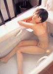  bathtub bikini hamada_shoko highres lolita_race_queen photo side-tie_bikini swimsuit 