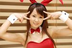  animal_ears asahina_mikuru bunny_ears collar cosplay hiromichi leotard photo suzumiya_haruhi_no_yuuutsu 
