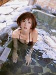  bikini breasts cleavage highres hoshino_aki hotspring onsen photo rapture swimsuit 