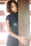  denim highres jeans pants photo saki scarf shirt t-shirt tshirt 