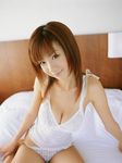  bed bra camisole highres hoshino_aki lingerie panties photo rapture underwear 
