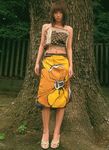  halter_top halterneck ichikawa_yui photo skirt tree 