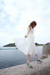  dress hatano_hiroko highres natsu_no_owari_no_tabi ocean photo 