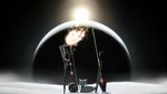  earth eclipse gun highres kama_iruka kyubey mahou_shoujo_madoka_magica moon no_humans polearm rifle shield sitting solar_eclipse space spear star_(sky) sun sword wallpaper weapon 