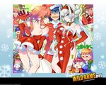  &gt;_&lt; 6+girls :&gt; artist_request avril_vent_fleur breast_envy cecilia_lynne_adelhyde closed_eyes covering_eyes crossover dean_stark hairband hover_hand jude_maverick lilka_eleniak multiple_boys multiple_girls official_art rebecca_streisand red_hairband rody_roughnight santa_costume sweat turn_pale virginia_maxwell wild_arms wild_arms_1 wild_arms_2 wild_arms_3 wild_arms_4 wild_arms_5 yulie_ahtreide 