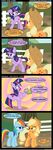  alcohol applejack_(mlp) beverage blonde_hair cider comic cup cutie_mark dialog drunk english_text equine female feral friendship_is_magic hair hat horn horse mammal multi-colored_hair my_little_pony outside pegasus pony rainbow_dash_(mlp) rainbow_hair text twilight_sparkle_(mlp) unicorn veggie55 wings 