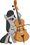 alpha_channel cello cutie_mark equine female feral friendship_is_magic hi_res horse mammal musical_instrument my_little_pony octavia_(mlp) plain_background pony solo transparent_background 
