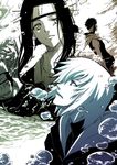  black_hair brown_hair green_hair haku_(naruto) hoshigaki_kisame hozuki_suigetsu long_hair male momochi_zabuza naruto sharp_teeth short_hair spiky_hair tagme water white_hair zetsu 