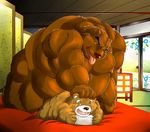  bear cub forced gay komurasaki_(character) male mammal meatball mega_(artist) muscles obese overweight rape sex size_difference soshi_(character) sweat tears young 