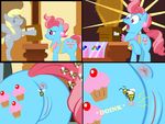  anus arthropod b.sting bee bee_sting bsting butt comic cutie_mark derpy_(mlp) derpy_hooves_(mlp) equine female feral friendship_is_magic hair horse insect mammal mrs_cake_(mlp) my_little_pony pain pegasus pony pussy raised_tail solo sting wings 