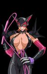  90s battle_arena_toshinden breasts cleavage huge_breasts kotobuki_tsukasa lowres mask oldschool toushinden whip zola zola_(battle_arena_toshinden) 