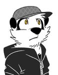  black_nose hat male mammal panda solo super-tuler tairu 