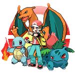  agemono charizard game_sprite ivysaur lowres male male_focus oekaki parody pixel_art pokemon red_(pokemon) squirtle style_parody super_mario_bros. yoshi 