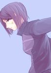  bad_id bad_pixiv_id black_eyes bob_cut fate/zero fate_(series) hisau_maiya purple_eyes purple_hair pypyxx short_hair simple_background solo 