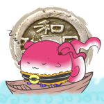 boat coin no_humans onozuka_komachi sleeping sukusuku_hakutaku touhou watercraft xkaishaku 