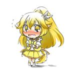  animal_ears blonde_hair blush bow chibi choker cure_peace hair_flaps hair_ornament kemonomimi_mode kise_yayoi long_hair lowres precure rebecca_(keinelove) skirt smile_precure! solo tail tears white_background wide_ponytail wrist_cuffs yellow yellow_bow yellow_choker yellow_eyes yellow_skirt 
