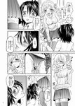  ayanero_taicho black_panties blush cameltoe comic cunnilingus cunnilingus_through_clothes drill_hair embarrassed extra greyscale hair_ornament lips mahou_shoujo_madoka_magica monochrome multiple_girls office_lady oral panties pussy_juice saliva sweat sweater thighhighs tomoe_mami translated twin_drills twintails underwear wet wet_clothes wet_panties yuri 