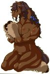  &#12465;&#12514;&#12473;&#12369; ???? anthro big_breasts breasts equine female horse kemosuke looking_at_viewer mammal muscles nude pose solo wide_hips 