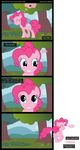  balloons blue_eyes clouds comic diegotan equine eyes_closed friendship_is_magic hair hooves horse invalid_tag looking_at_viewer mane my_little_pony party pinkie_pie_(mlp) pony portal_cake sky tree wood 