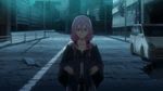  animated animated_gif attack bare_shoulders breasts cleavage detached_sleeves guilty_crown medium_breasts non-web_source pink_hair red_eyes solo spoilers yuzuriha_inori 