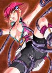  anna_kozuki bike_shorts breasts cameltoe clitoris hair_ornament hands highres huge_breasts kouzuki_anna nipples open_clothes open_mouth open_shirt rape shirt short_hair torn_clothes yellow_eyes yu-gi-oh! yugioh_zexal yuu-gi-ou_zexal 