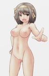  +_(tas28282000) 1girl artist_request breasts female large_breasts navel nipples nude pussy solo standing suzumiya_haruhi suzumiya_haruhi_no_yuuutsu uncensored 
